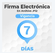 Firma electrónica 7 días